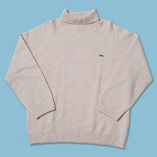 Vintage Lacoste Turtleneck Knit Sweater Medium / Large