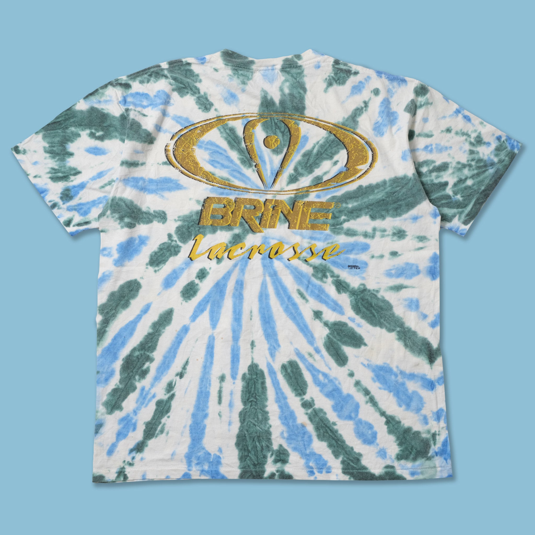 Vintage Brine Lacrosse Tie Dye T-Shirt Large | Double Double Vintage