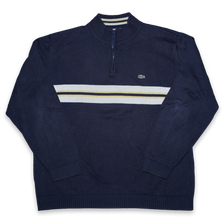 Vintage Lacoste Q-Zip Sweater Large - Double Double Vintage