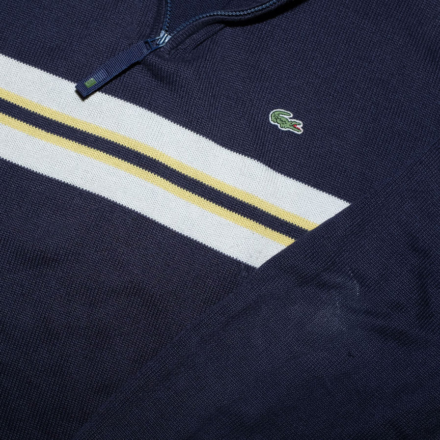 Vintage Lacoste Q-Zip Sweater Large - Double Double Vintage