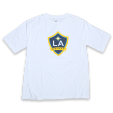 adidas LA Galaxy Logo T-Shirt Medium - Double Double Vintage