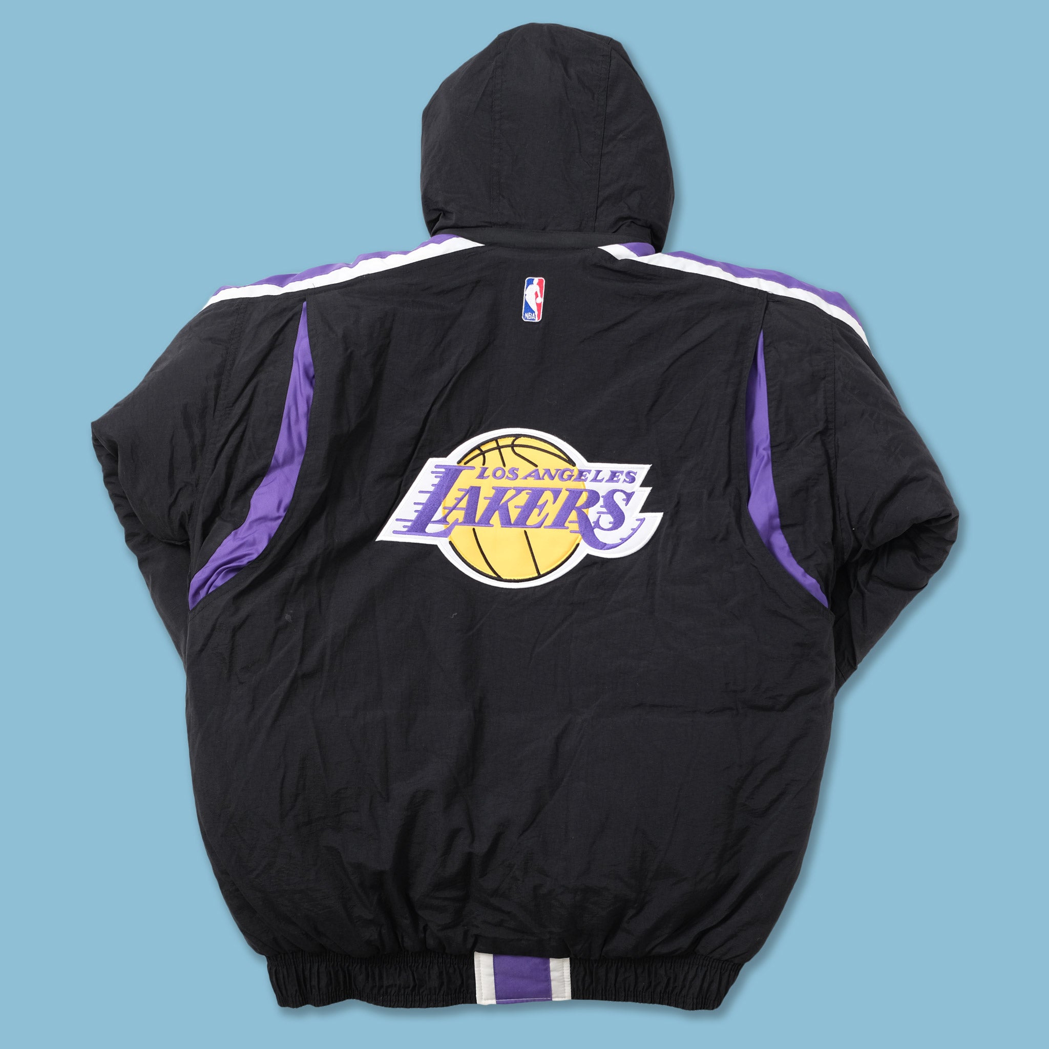 Old school hot sale lakers jacket