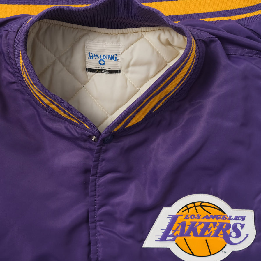 Starter Los Angeles Lakers Tri-Color Jacket Purp/Gold/Wht