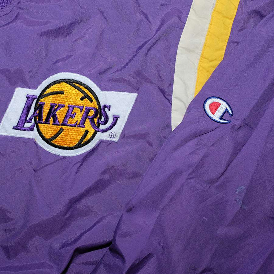 Vintage Champion Los Angeles Lakers Jacket Large