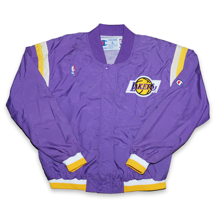Vintage Champion Los Angeles Lakers Jacket Large