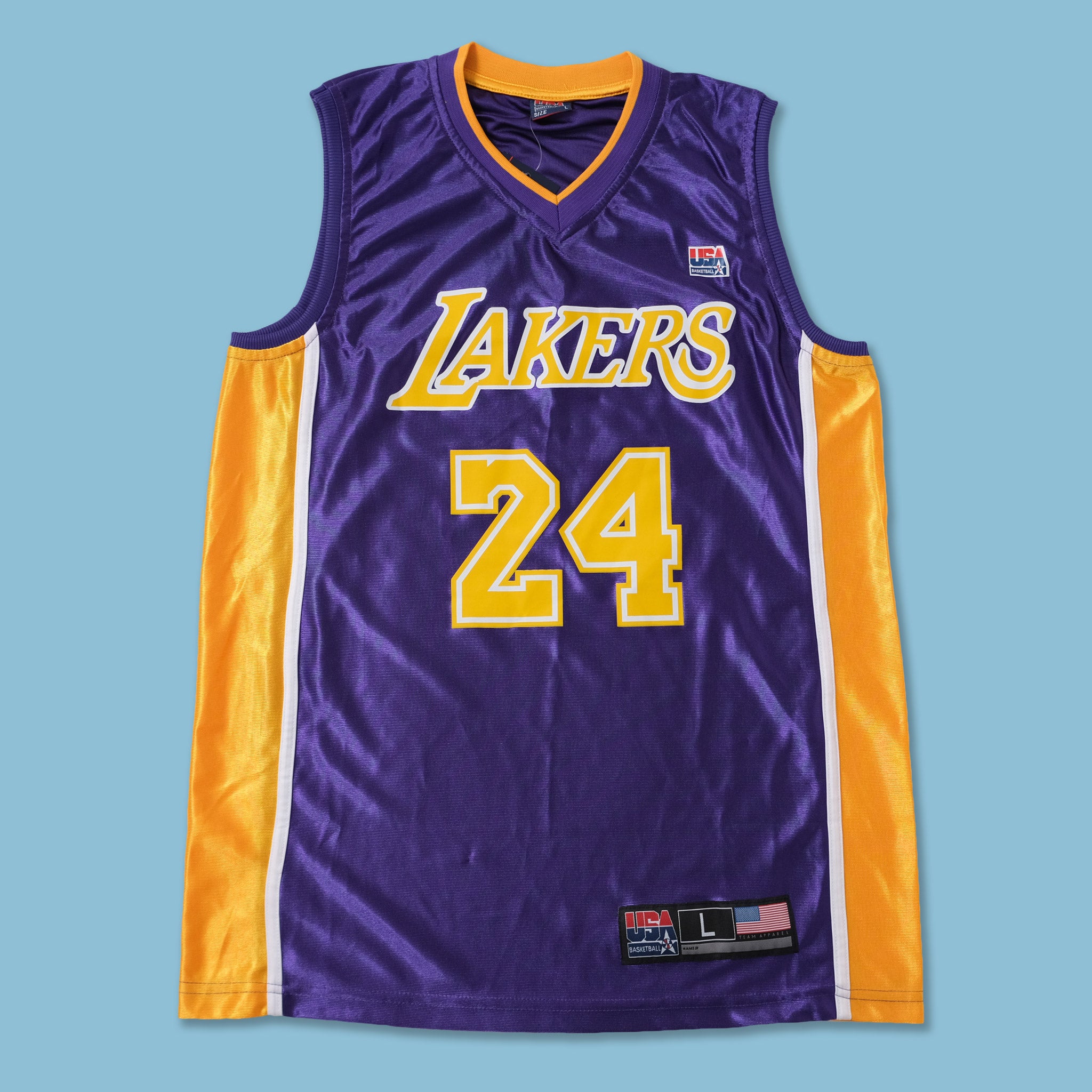 Kobe Bryant Lakers Jersey Large Double Double Vintage