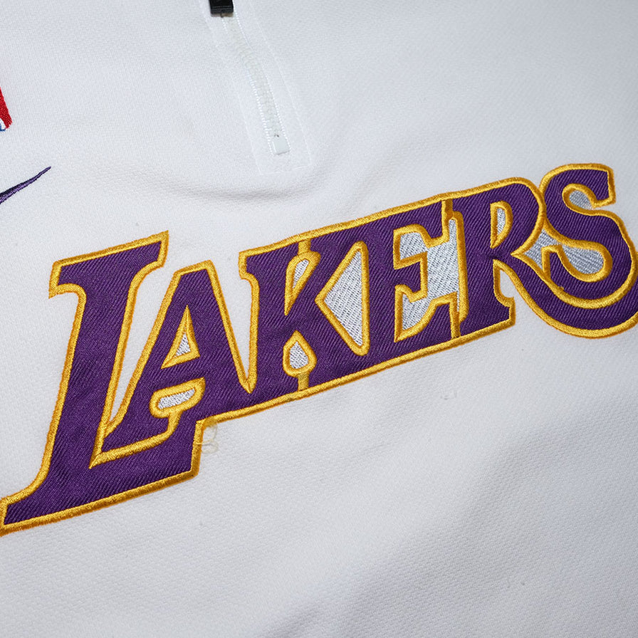 Vintage Nike L.A. Lakers Zip Shirt Medium / Large - Double Double Vintage