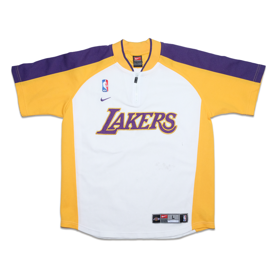 Vintage Nike L.A. Lakers Zip Shirt Medium / Large - Double Double Vintage