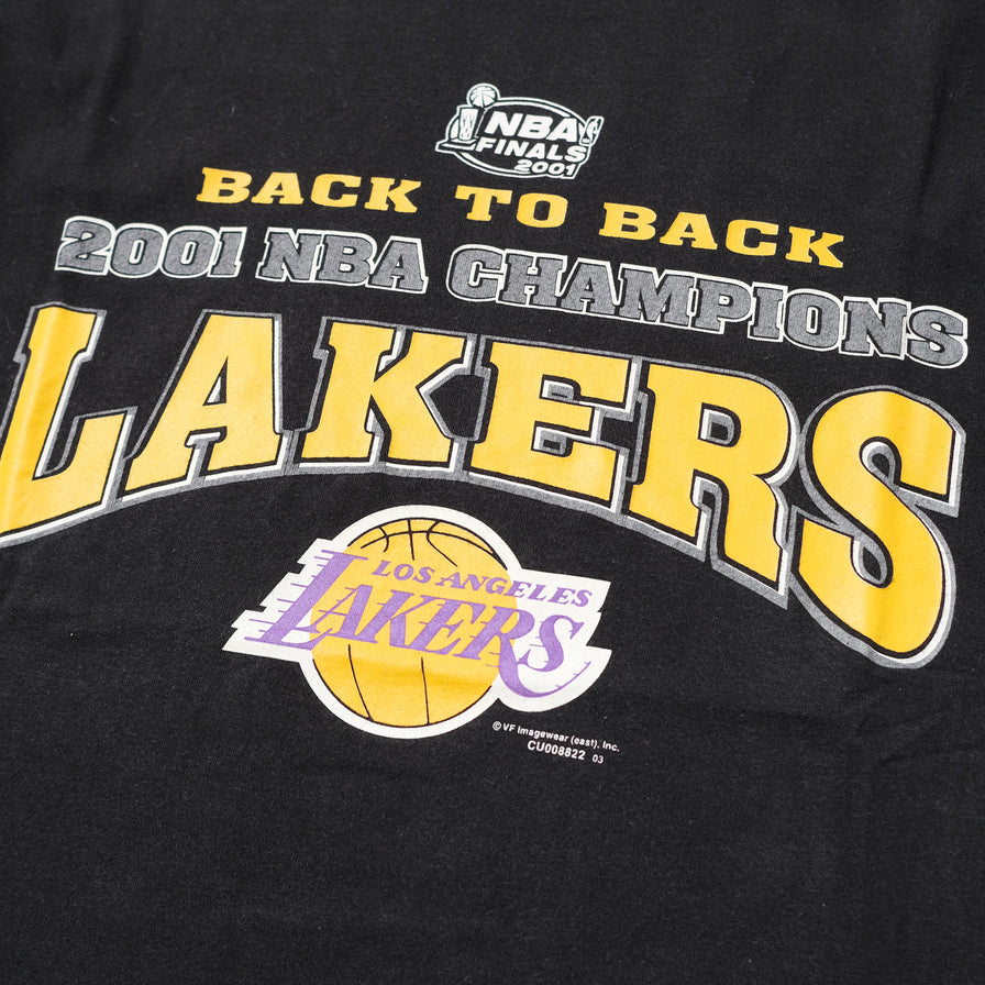Vintage 2001 Los Angeles Lakers T-Shirt Medium