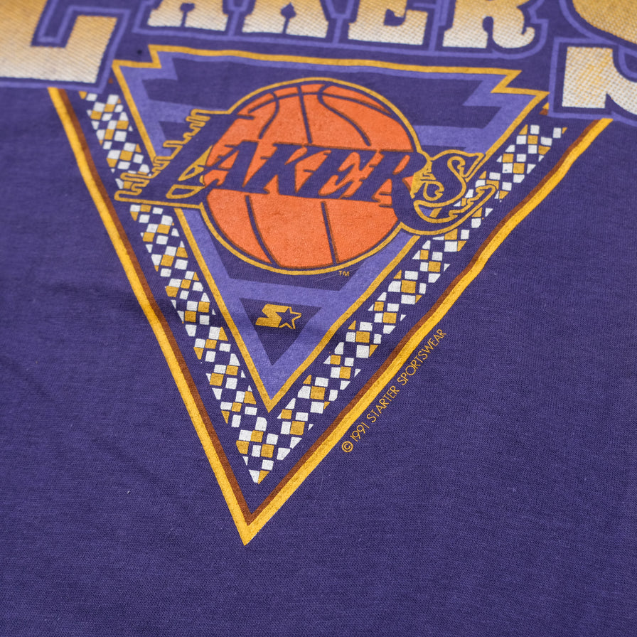 Vintage Deadstock Starter Los Angeles Lakers T-Shirt XLarge