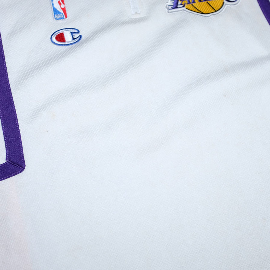 Vintage Champion Los Angeles Lakers Shooting Shirt Large - Double Double Vintage