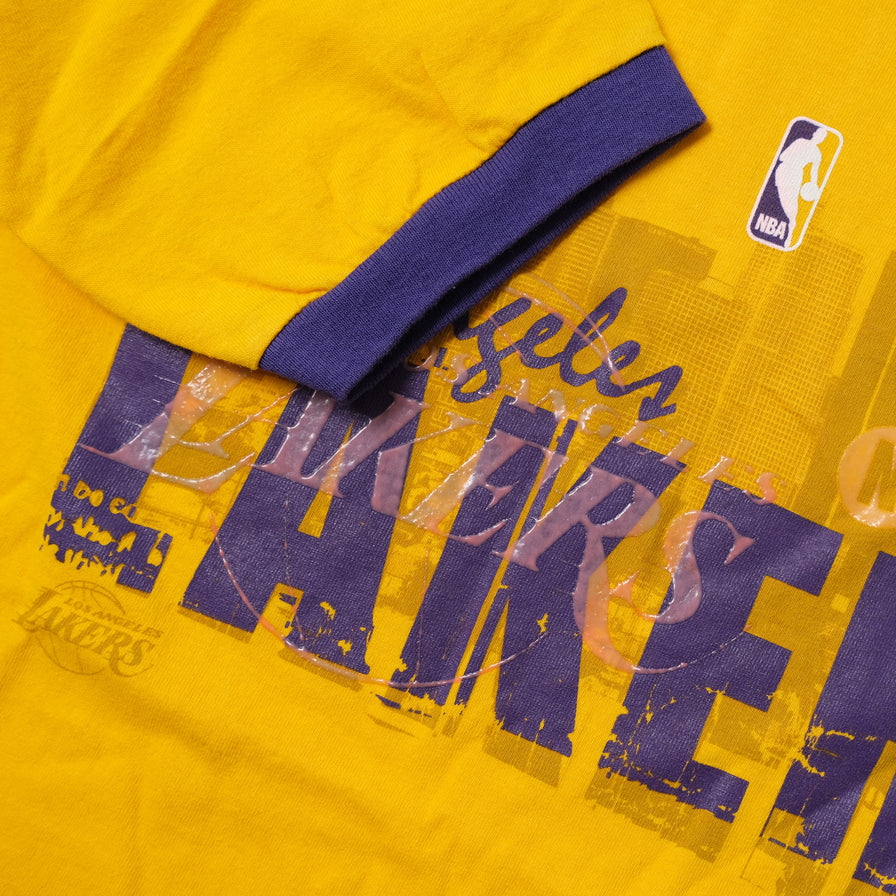 Vintage Los Angeles Lakers Ringer T-Shirt Small