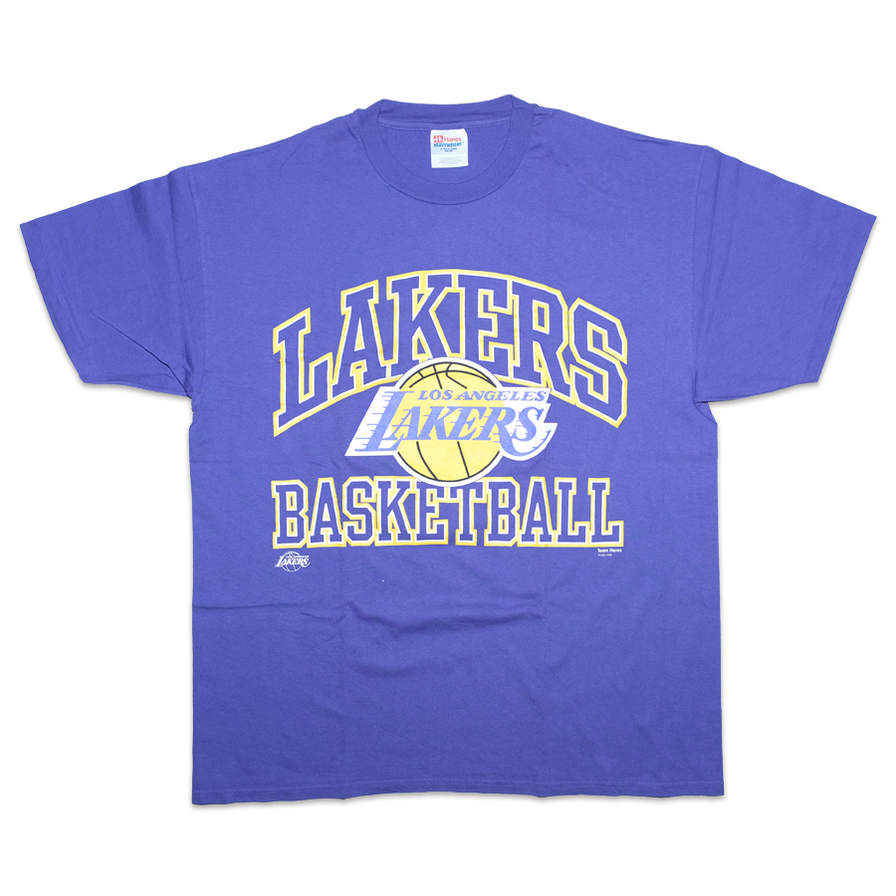 Vintage L.A. Lakers T-Shirt XLarge - Double Double Vintage