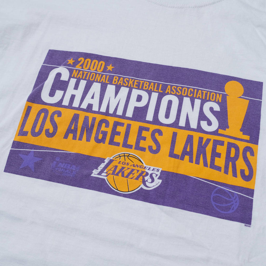 最終値下げ　2000年 NBAチャンピオン Tシャツ ロサンゼルス・レイカーズ ロサンゼルス・レイカーズ 2000 NBAチャンピオンTシャツ - メルカリ