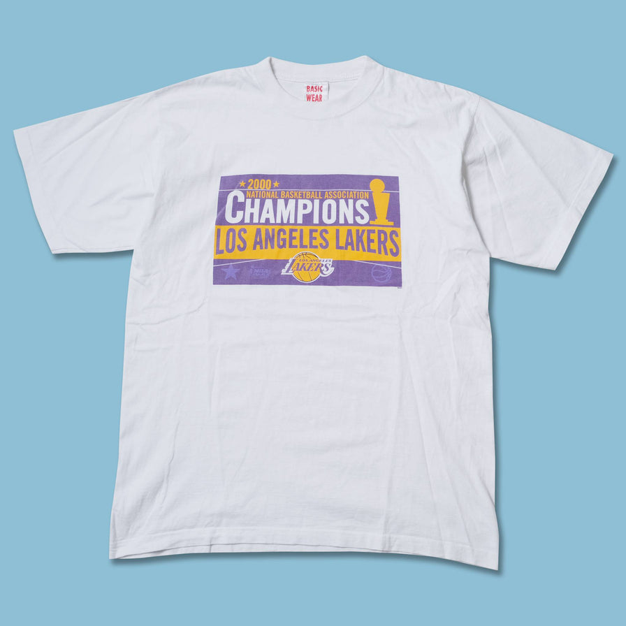 Vintage 2000 Los Angeles Lakers NBA Champions T-Shirt Large / XLarge