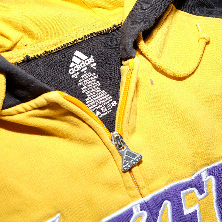 adidas L.A. Lakers Zip Hoody Large - Double Double Vintage
