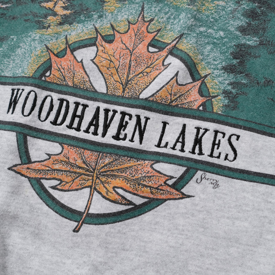 Vintage Woodhaven Lakes Sweater Large