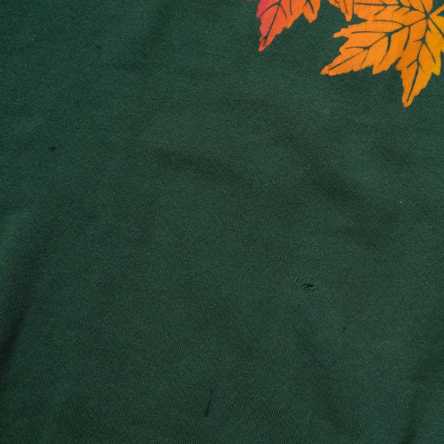 Vintage Leaves Sweater Medium