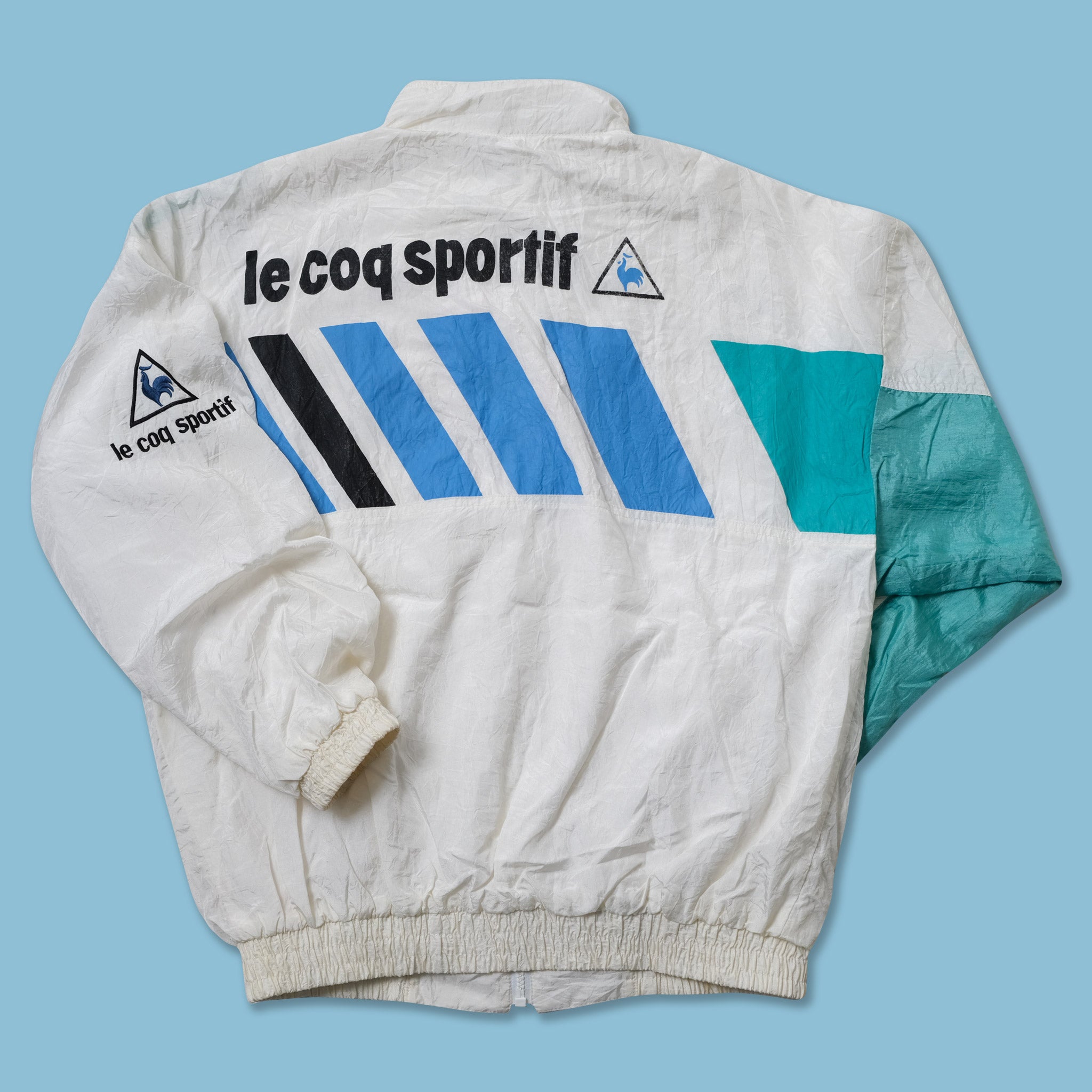 Vintage Le Coq Sportif Track Jacket Large Double Double Vintage