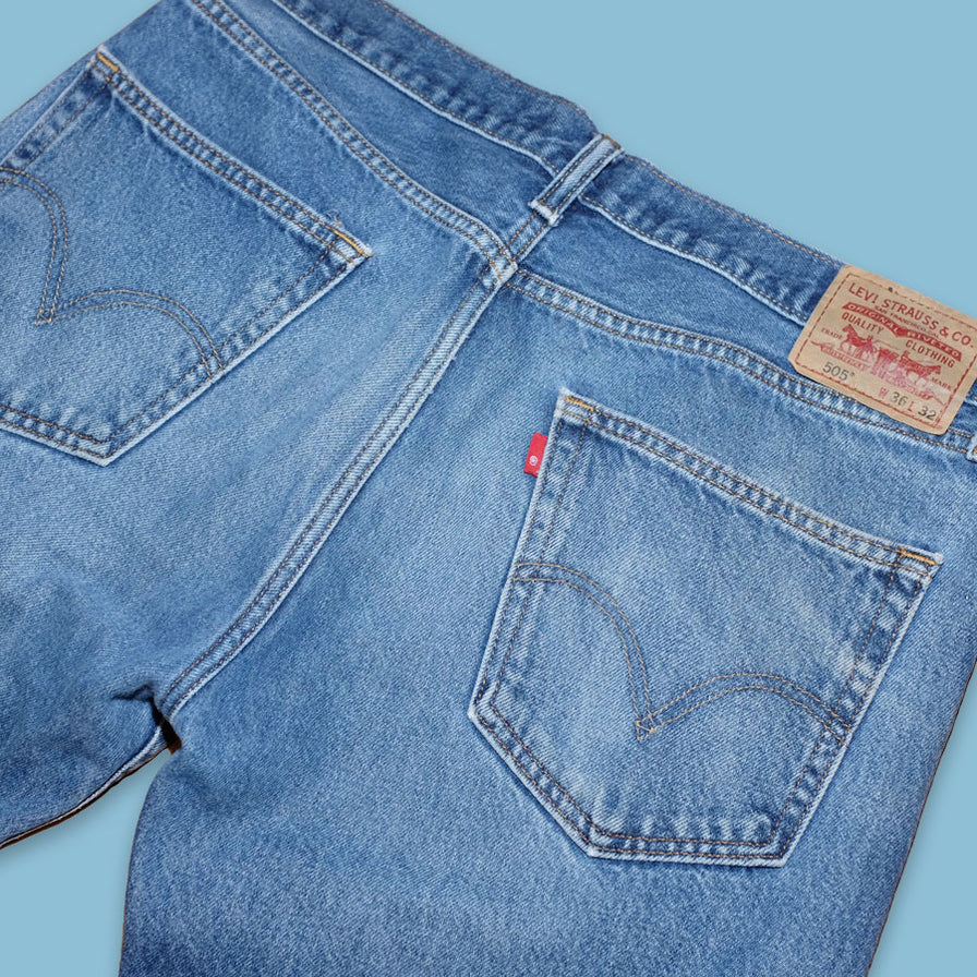 Levis 505 Jeans 36 32 Double Double Vintage