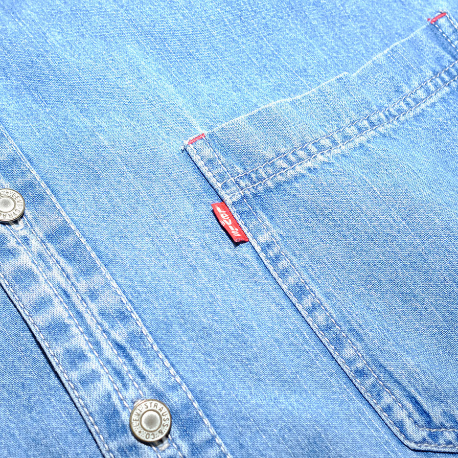 Vintage Levis Denim Shirt XLarge - Double Double Vintage