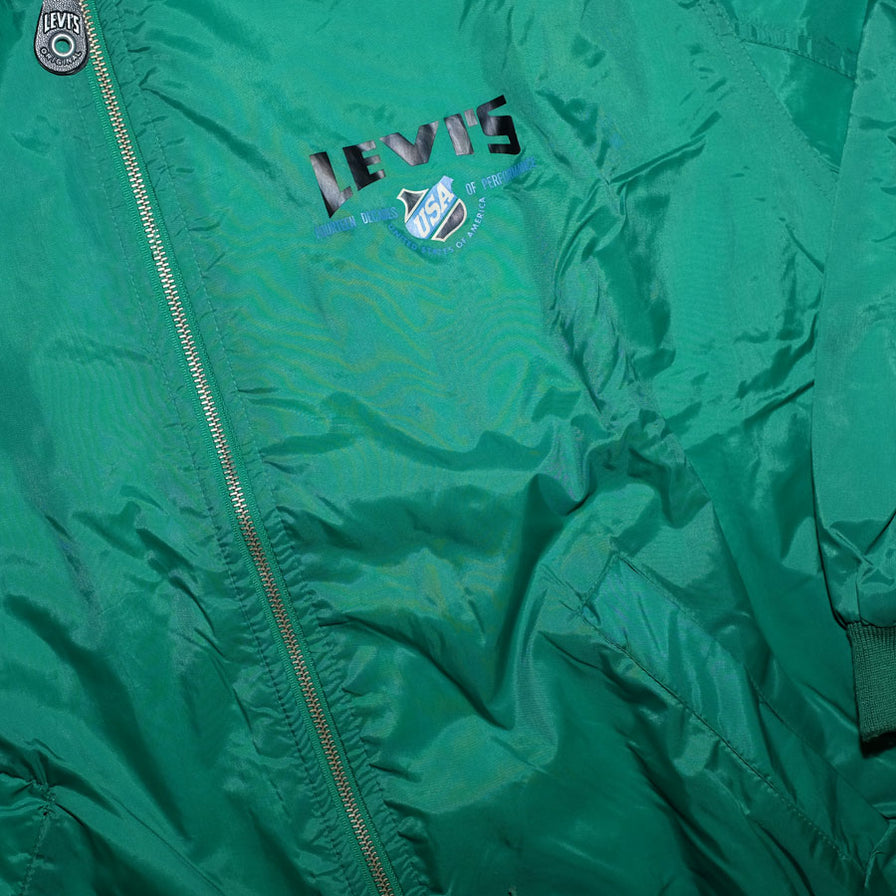 Vintage Levis Hooded Coach Jacket Large - Double Double Vintage