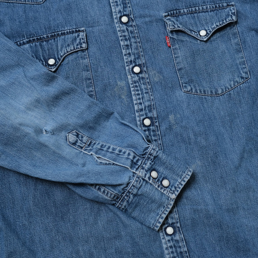 Vintage Levis Denim Shirt XLarge