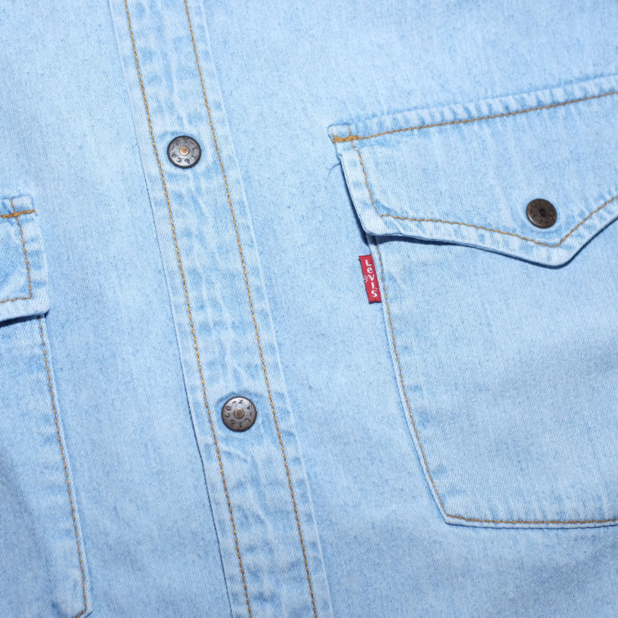 Vintage Levis Denim Shirt Large - Double Double Vintage