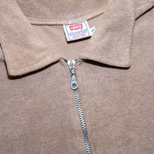 Vintage Levis Q-Zip Terry Sweater Small - Double Double Vintage