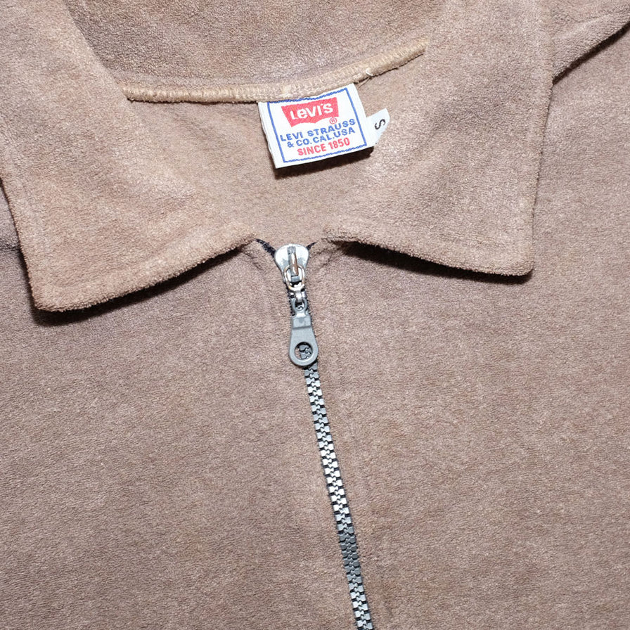 Vintage Levis Q-Zip Terry Sweater Small - Double Double Vintage