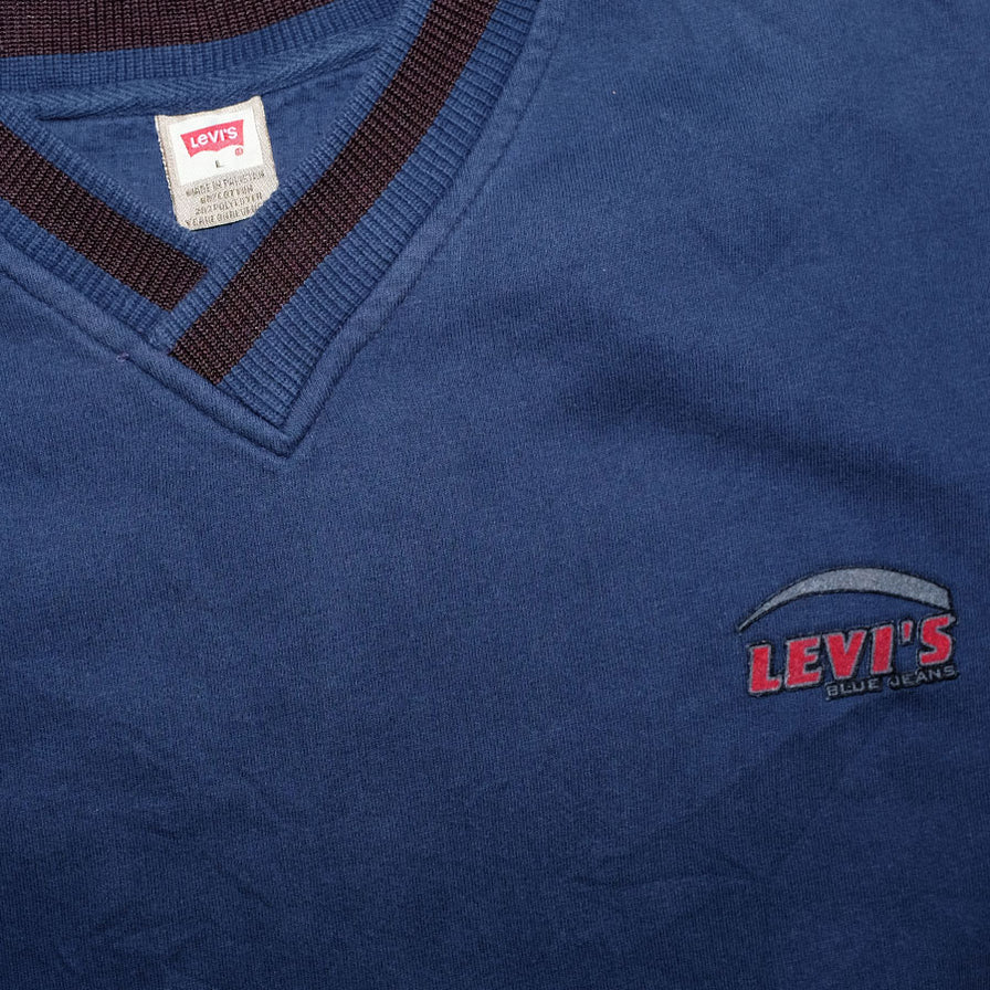 Vintage Levis V-Neck Sweater Large / XLarge - Double Double Vintage