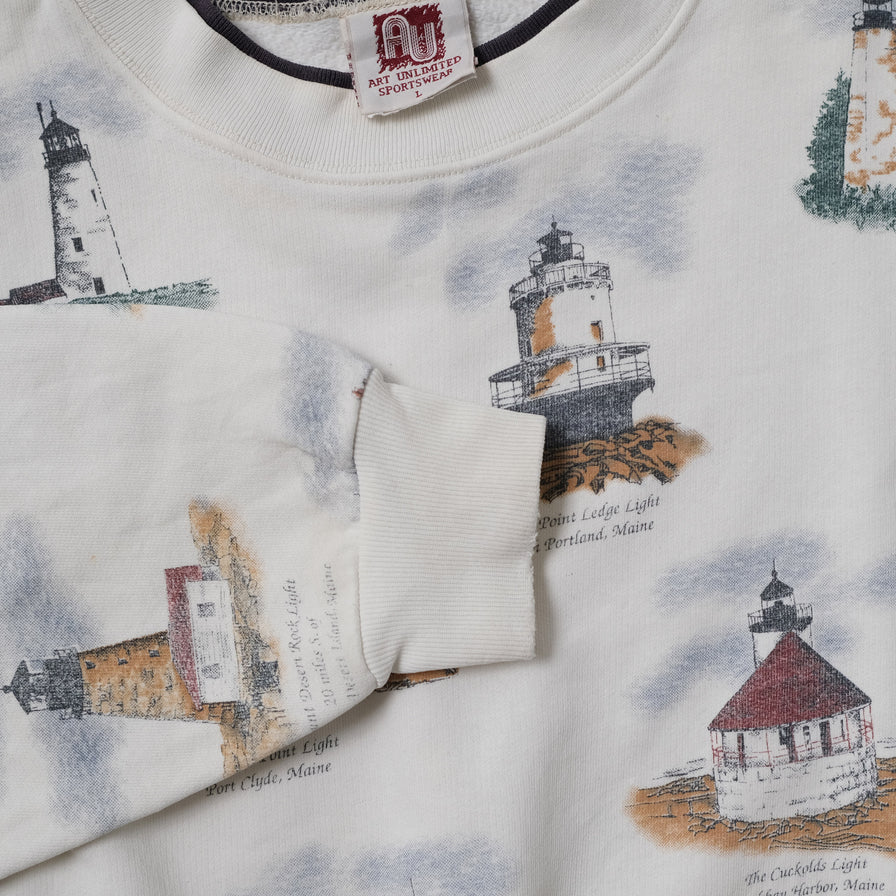 Vintage Lighthouse Sweater Medium / Large
