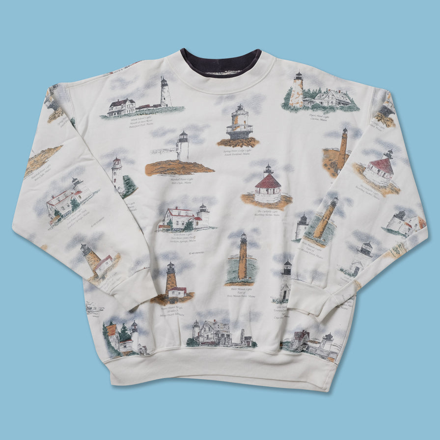 Vintage Lighthouse Sweater Medium / Large