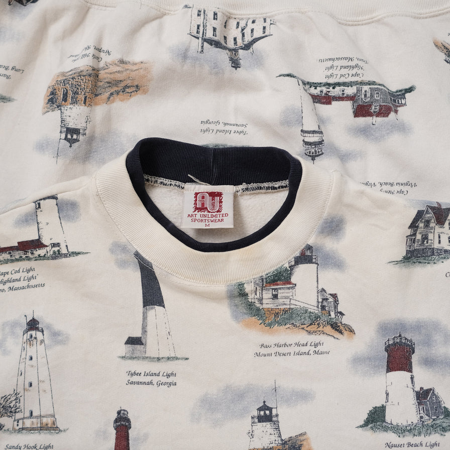 Vintage Lighthouse Sweater Small / Medium