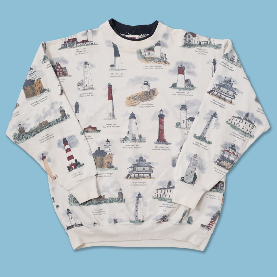 Vintage Lighthouse Sweater Small / Medium