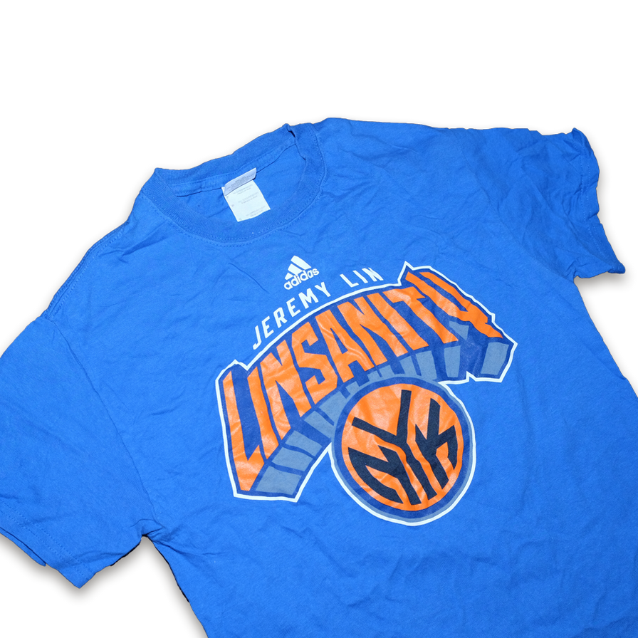 adidas New York Knicks Linsanity T-Shirt Small - Double Double Vintage