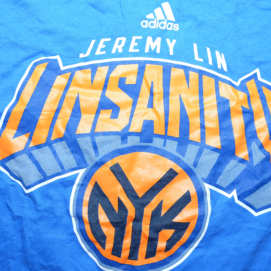 adidas New York Knicks Linsanity T-Shirt Small - Double Double Vintage