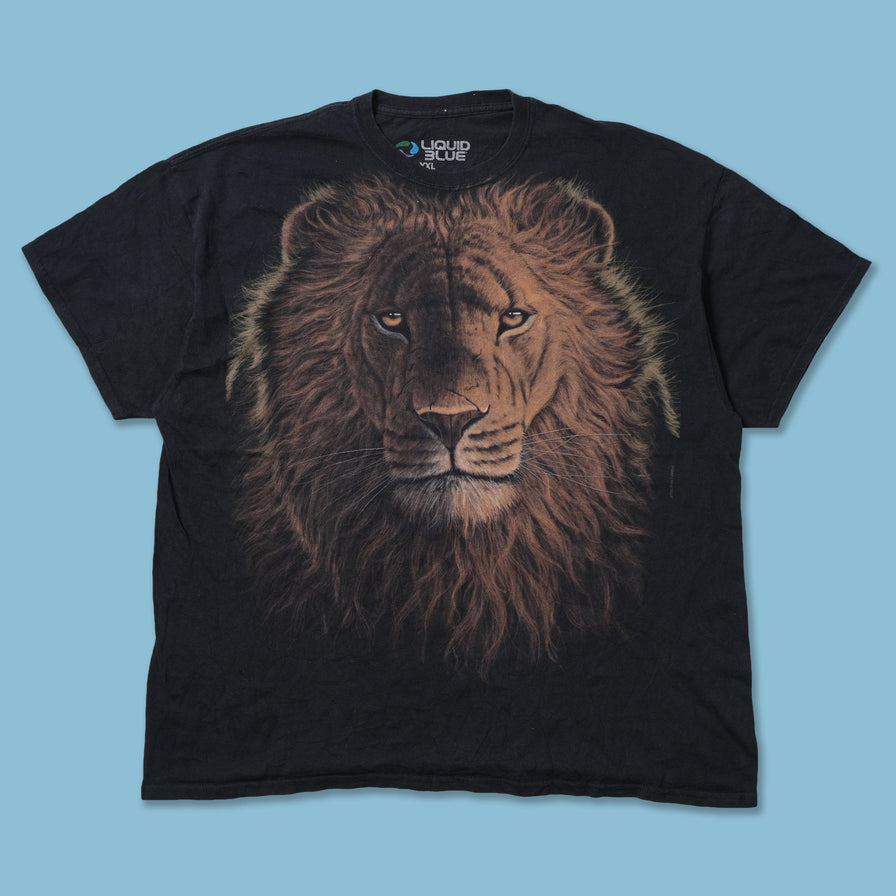 Vintage 1998 Liquid Blue Lion T-Shirt XXL