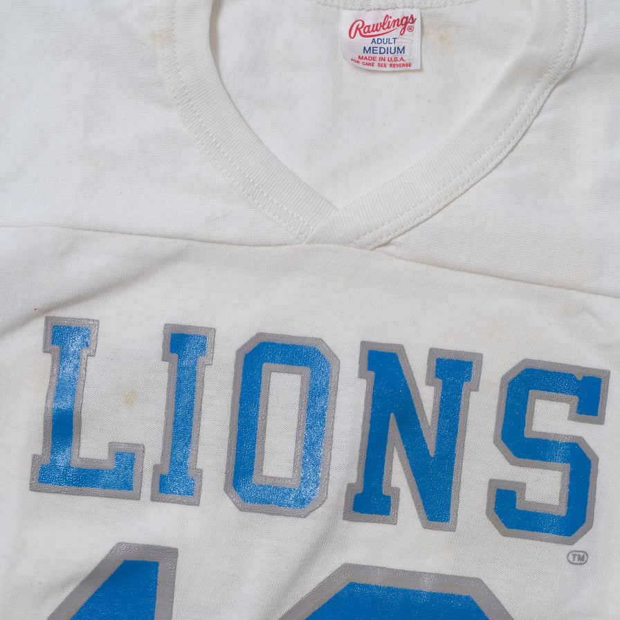 Vintage Deadstock Detroit Lions V-Neck T-Shirt Medium