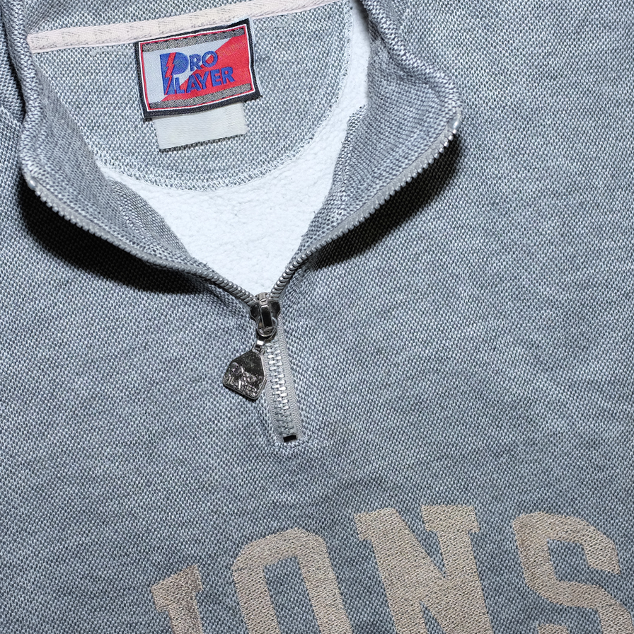 Vintage Detroit Lions Q-Zip Sweater Medium - Double Double Vintage