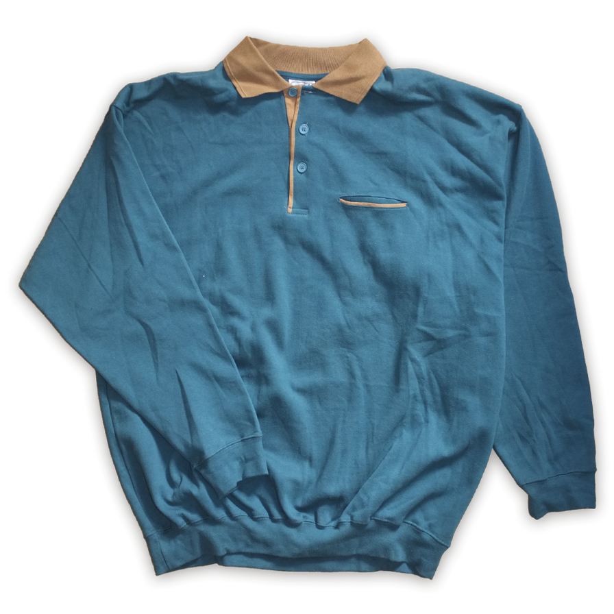 Vintage Polo Sweater XLarge / XXLarge - Double Double Vintage