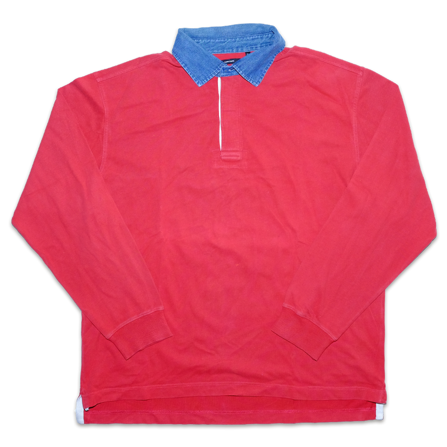 Vintage Long Polo XLarge - Double Double Vintage