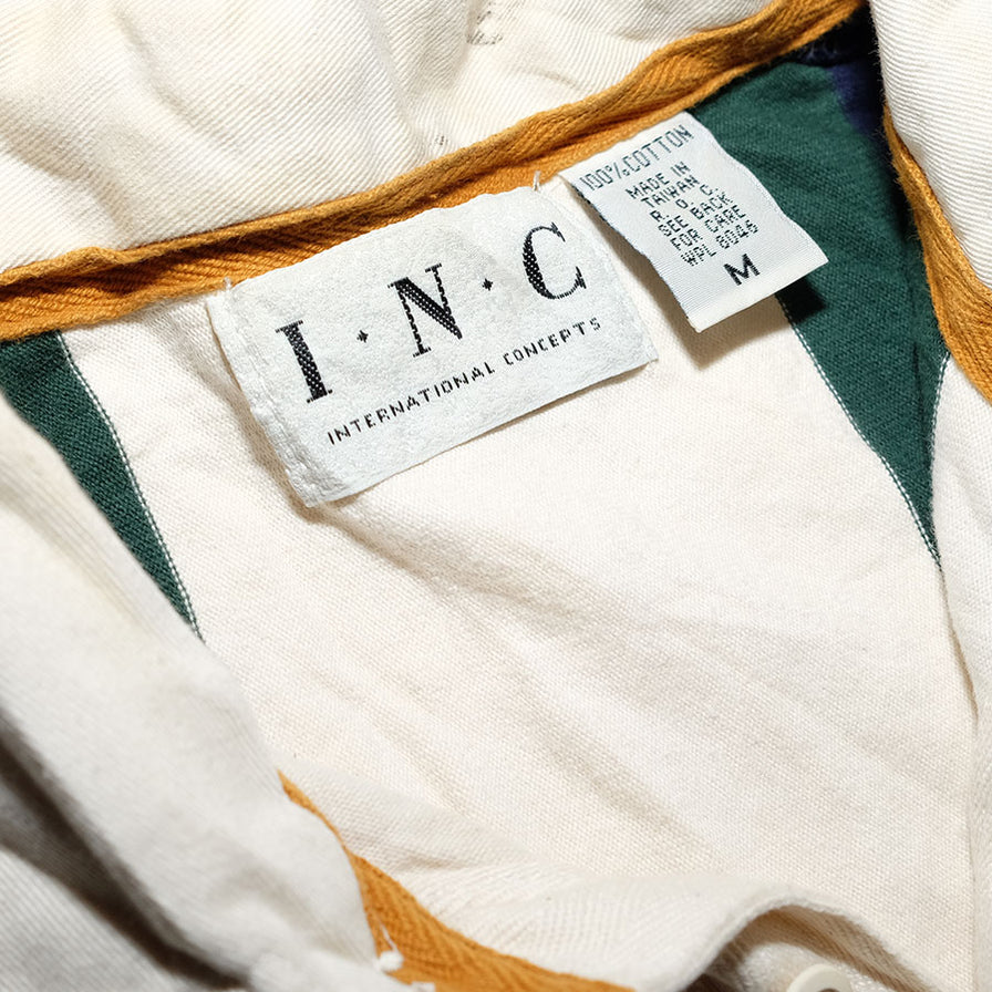 Vintage Striped Long Polo Large / XLarge - Double Double Vintage