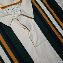 Vintage Striped Long Polo Large / XLarge - Double Double Vintage