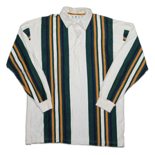 Vintage Striped Long Polo Large / XLarge - Double Double Vintage