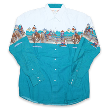 Vintage Looney Tunes Western Shirt Medium / Large