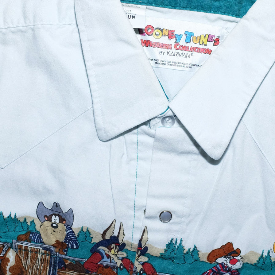 Vintage Looney Tunes Western Shirt Medium / Large