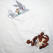 Vintage Looney Tunes Pocket T-Shirt XLarge - Double Double Vintage