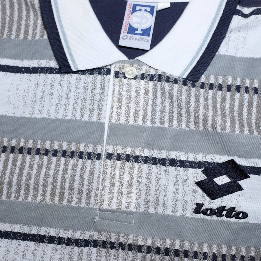 Vintage Lotto Tennis Polo Shirt Medium - Double Double Vintage