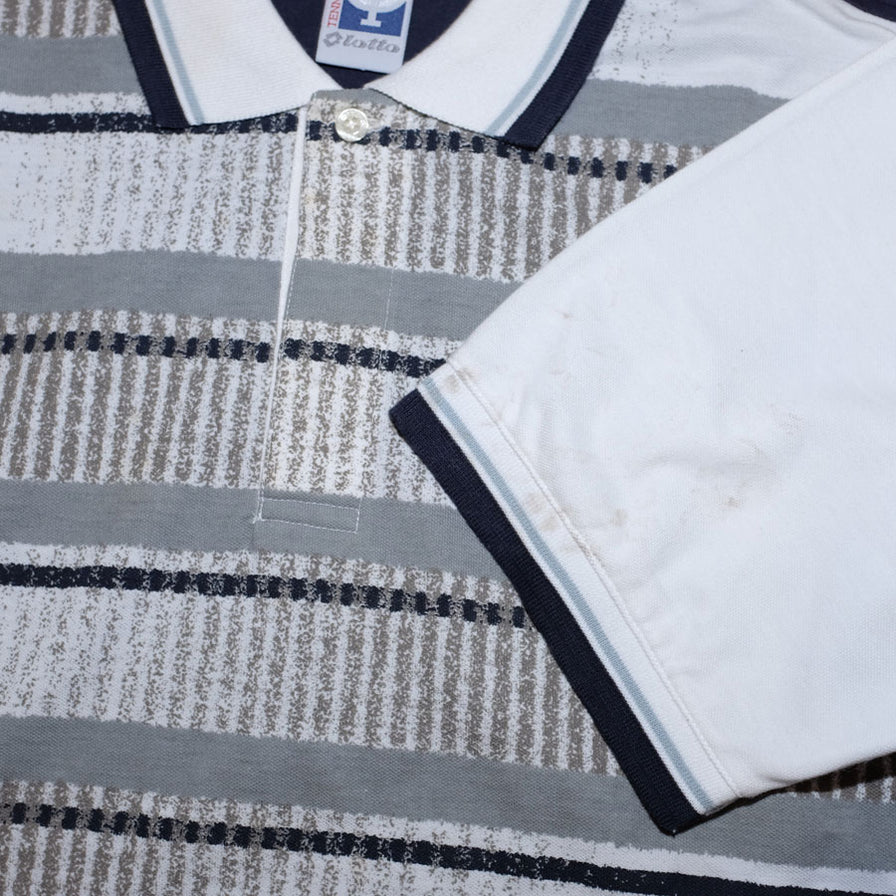 Vintage Lotto Tennis Polo Shirt Medium - Double Double Vintage